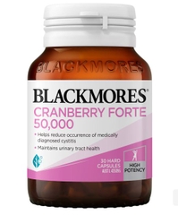 Blackmores Cranberry Forte 50000mg hỗ trợ đường tiết niệu