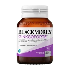 Viên uống bổ não Blackmores Ginkgo Forte 2000mg 80 viên