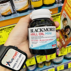 Dầu nhuyễn thể viên nhỏ Blackmores Krill Oil Mini 60 viên