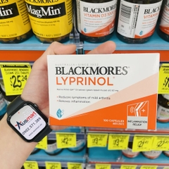 Viên uống hỗ trợ khớp từ dầu vẹm xanh Blackmores Lyprinol Marine 100 viên