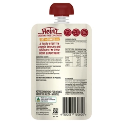 Bột ăn dặm Heinz cho bé Sweet Potato Carrot & Pumpkin Pouch 120g