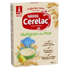 Bột ăn dặm Cerelac Nestlé cho bé Multigrain Pear Baby Cereal 200g