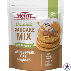 Bột bánh yến mạch cho bé Heinz Organic Pancake Mix Oat Original 125g