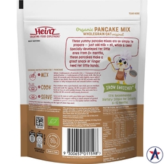 Bột bánh yến mạch cho bé Heinz Organic Pancake Mix Oat Original 125g