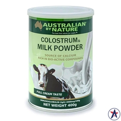 Bột sữa bò non Australian By Nature Colostrum & Milk Powder 4,000IgG 400g