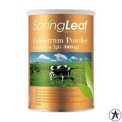 Bột sữa bò non SpringLeaf Colostrum Powder IgG 3000mg 400g