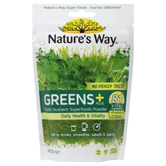 Bột uống rau xanh Nature's Way Super Greens Powder 100g