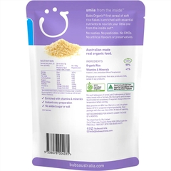 Bột ăn dặm Bubs Organic Baby Rice Cereal Iron Vitamin C 125g