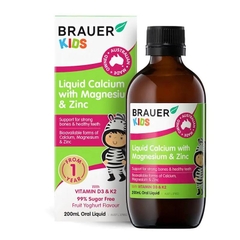 Siro Brauer Baby Kids Liquid Calcium with Magnesium & Zinc 200ml