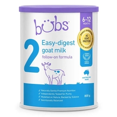 Sữa dê Bubs Australian Goat Milk của Úc số 2 (800g) (6-12 tháng)