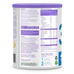 Sữa dê Bubs Australian Goat Milk của Úc số 3 (800g) (1- 3 tuổi)