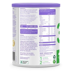 Sữa Bubs Organic số 3 Grass Fed Toddler 800g cho trẻ 1 đến 3 tuổi