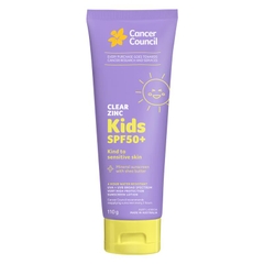 Kem chống nắng cho trẻ em Cancer Council SPF50+ Clear Zinc Kids
