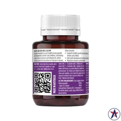 Viên Canxi sữa cho bé Healthy Care Milk Calcium 60 viên của Úc