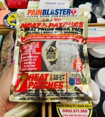 Miếng dán giữ ấm giảm đau Athelite Heat Patches Regular 7 miếng (13cm x 10cm)