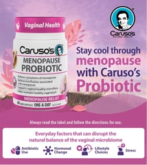 Viên lợi khuẩn hỗ trợ mãn kinh Caruso’s Menopause Probiotic