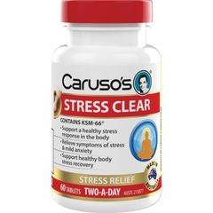 Viên uống giảm stress Caruso's Stress Clear 60 viên
