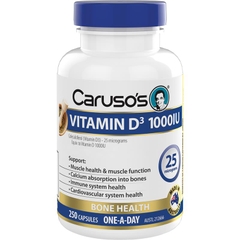 Viên uống Caruso's Vitamin D3 1000IU