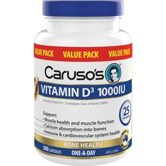 Viên uống Caruso's Vitamin D3 1000IU