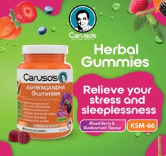Kẹo dẻo Caruso's Ashwagandha Gummies 60 viên