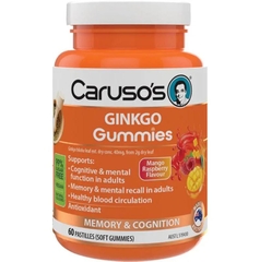 Kẹo dẻo Caruso's Ginkgo Gummies 60 viên