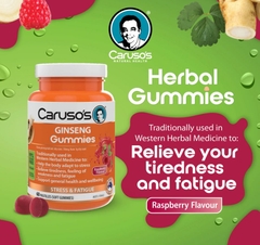 Kẹo dẻo Caruso's Ginseng Gummies 60 viên