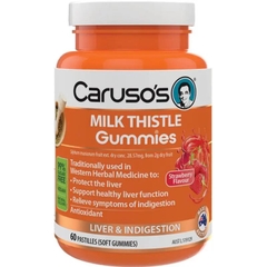 Kẹo dẻo Caruso's Gummies Milk Thistle 60 viên