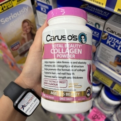Bột bổ sung collagen Caruso's Total Beauty Collagen Powder 100g