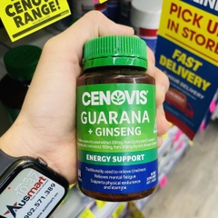 Viên uống tăng năng lượng Cenovis Guarana + Ginseng