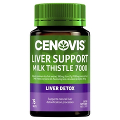 Viên uống bổ gan Cenovis Liver Support Milk Thistle 7000mg