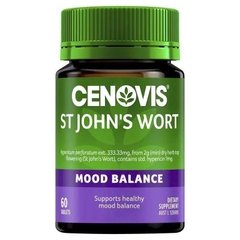 Viên uống giảm căng thẳng và cân bằng cảm xúc Cenovis St Johns Wort 60 viên