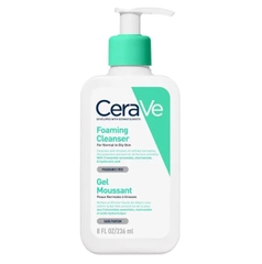 Sữa rửa mặt Cerave Foaming Cleanser cho da dầu & da thường
