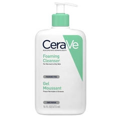Sữa rửa mặt Cerave Foaming Cleanser cho da dầu & da thường