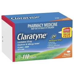 Thuốc giảm dị Ứng & viêm mũi dị ứng không gây buồn ngủ Claratyne Allergy & Hayfever Relief Antihistamine