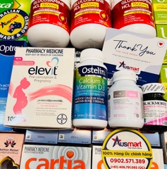 Combo Vitamin & Khoáng chất tổng hợp cho mẹ Bầu (Elevit + DHA + Canxi + Sắt)