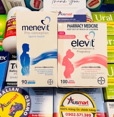 COMBO cho bố mẹ chuẩn bị mang thai Elevit + Menevit