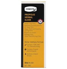 Siro Keo ong tăng đề kháng Comvita Propolis Herbal Elixir 200ml