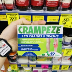 Viên uống Crampeze Leg Cramps & Spasms giảm chuột rút và co thắt cơ