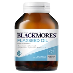 Dầu hạt lanh Blackmores Flaxseed Oil 1000mg của Úc 100 viên