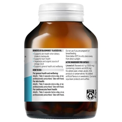 Dầu hạt lanh Blackmores Flaxseed Oil 1000mg của Úc 100 viên