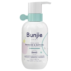 Dầu tắm massage cho bé Bunjie Baby Massage & Bath Oil 165ml