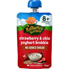 Sữa chua trái cây Rafferty's Garden Strawberry & Chia Yoghurt Brekkie cho bé