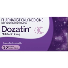 Viên hỗ trợ điều trị mất ngủ Dozatin Melatonin 2mg dành cho người trên 55 tuổi