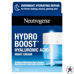 Dưỡng ẩm ban đêm Neutrogena Hydro Boost Hyaluronic Acid Night Cream 50g