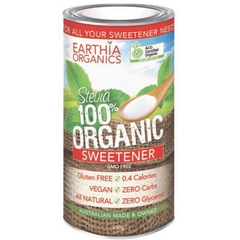 Đường ăn kiêng hữu cơ Earthia Stevia 100% Organic Sweetener 350g