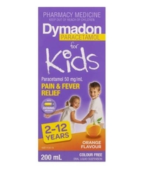 Giảm đau hạ sốt cho bé từ 2 đến 12 tuổi vị cam Dymadon for Kids Orange 200ml