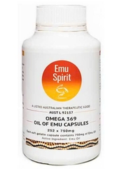 Viên uống dầu đà điểu Emu Spirit Oil Of Emu Omega 369 750mg