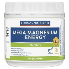Bột uống giảm mệt mỏi Ethical Nutrients Mega Magnesium Energy 140g
