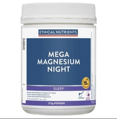 Bột uống Magie cải thiện giấc ngủ Ethical Nutrients Mega Magnesium Night Powder