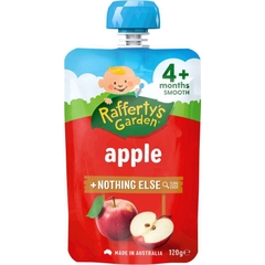 Trái cây nghiền cho bé Rafferty's Garden Apple Nothing Else 120g